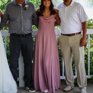 David's Bridal Mauve Dress